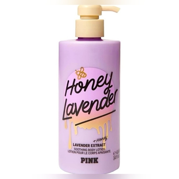 ✨️ Victoria secret PINK HONEY LAVENDER BODY MOISTURIZER 14 fl oz ✨️ - Picture 1 of 3